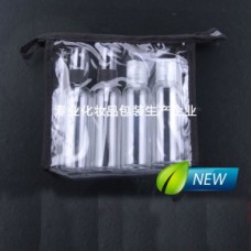 5PCS Travel Bottle Set, Fine Mist Sprayer/Disc Top Cap Bottle, Mini Funnel  , 60ml PET bottle w/ sprayer top 