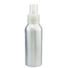 100ml empty aluminum Bottles, sliver metal bottle with white/black/transparent fine mist,sprayer