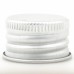 100ml sliver metal bottle with sliver/gold Lined Aluminum Lid,empty aluminum Bottles