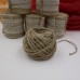 2mm 3ply Natural Jute Twine Cord Decorative for gift packing photo wall Handmade making 