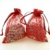 Organza Jewelry Candy Wedding Gift Pouch Bags 7x9cm Mix Color for Party Holiday New Year Use pack of 50