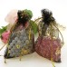 Organza Jewelry Candy Wedding Gift Pouch Bags 7x9cm Mix Color for Party Holiday New Year Use pack of 50