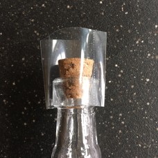 Clear Shrink Wrap Seals for Decorative Glass Bottles with Corks  - Perforated Heat Shrink Wrap Seals .  Shrink Bands Print logo,Custom your brand welcome !