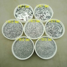 Metal silver color glitter powder Sequin Powder  For Nail Art Makeup Christmas gifts craft candles and so on