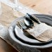 Jute Lace Cutlery Pocket Burlap Knife and Fork Bag Vintage Wedding Tableware Bag Rustic Bomboniere 10*21CM , custom design welcome
