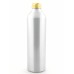 sliver metal bottle , empty 200ml round aluminum Bottles with lined sliver/gold aluminum cap