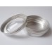 100g Clear Top Round Tin 100ml PET Silver Metal Aluminum Jar w/aluminum Cover Mini Jar , Aluminum Cosmetic Jar Clear Lip Container 
