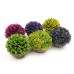 Colorful Artificial Topiary Tree Ball Plants Pot Garden Office Home Indoor Decor Flower