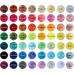 Set of 10 units (5M+5S) of  tissue paper pom poms - handmade - lots of colours to choose from