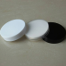 100ml Clear Round Jars with aluminum Screw Cap Lids ,100g PET clear jars with metal cover ,  3.3oz Clear Plastic Jars PET Heavy Wall Jars w/ Black Smooth Plastic Lined Caps